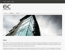 Tablet Screenshot of cicconsulting.net